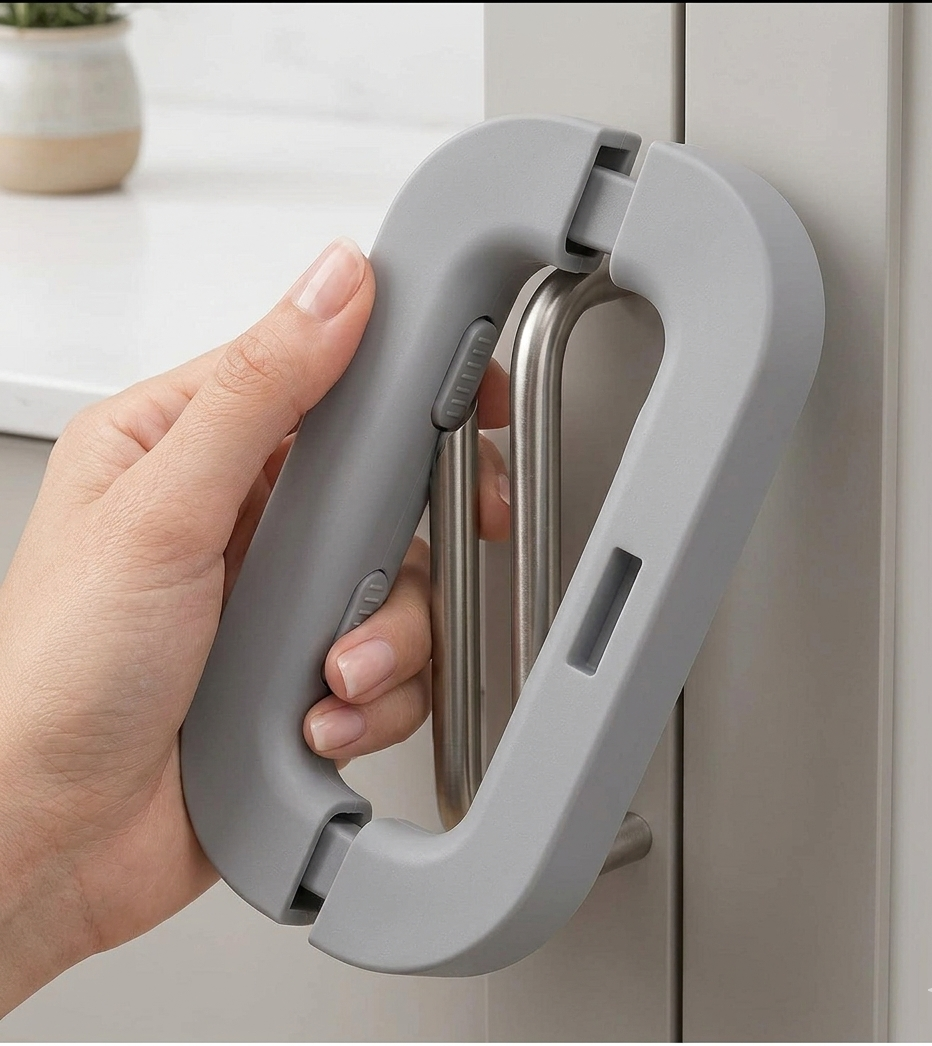 One-Touch Secure Sliding Latch for Home Safety