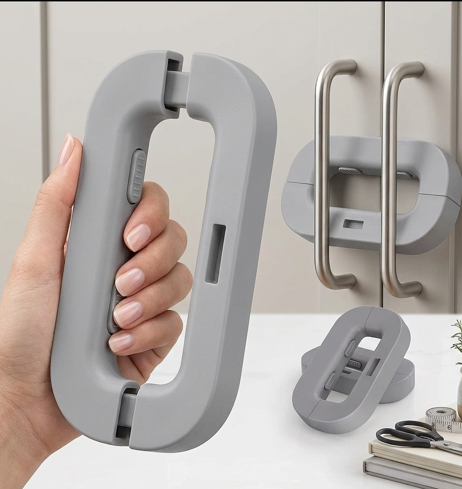 One-Touch Secure Sliding Latch for Home Safety